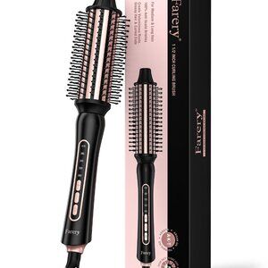 NEW Farery Thermal Brush 5 Adjustable Temps, 1.5 Inch Hot Curling Brush